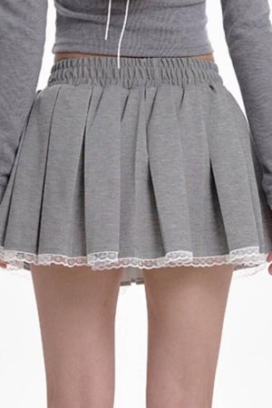 Cute Everyday Outfits, Outfit Inspo Casual Preppy Drawstring Mini Skirt