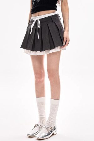 Cute Everyday Outfits, Outfit Inspo Casual Preppy Layered Mini Skirt