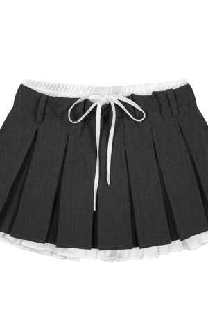 Cute Everyday Outfits, Outfit Inspo Casual Preppy Layered Mini Skirt