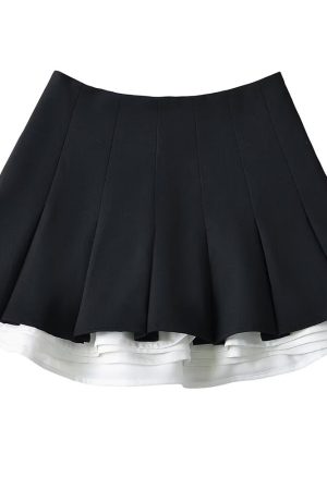 Cute Everyday Outfits, Outfit Inspo Casual Preppy Ruffle Mini Pleated Skirt