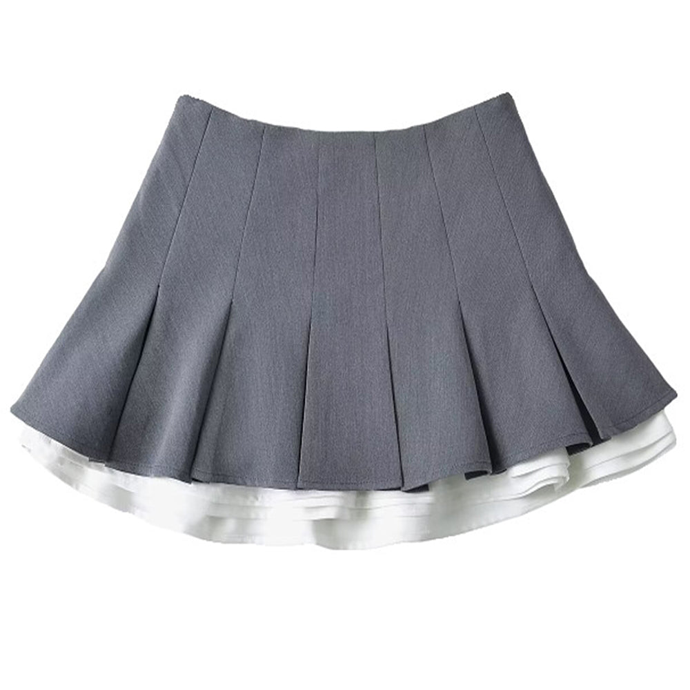 Cute Everyday Outfits, Outfit Inspo Casual Preppy Ruffle Mini Pleated Skirt Cute Everyday Outfits, Outfit Inspo Casual Preppy Ruffle Mini Pleated Skirt