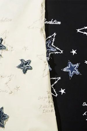 Cute Everyday Outfits, Outfit Inspo Casual Preppy Star Patch Sweatshirt