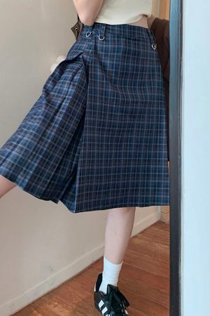 Cute Everyday Outfits, Outfit Inspo Casual Preppy Style Checkered Kilt Skirt