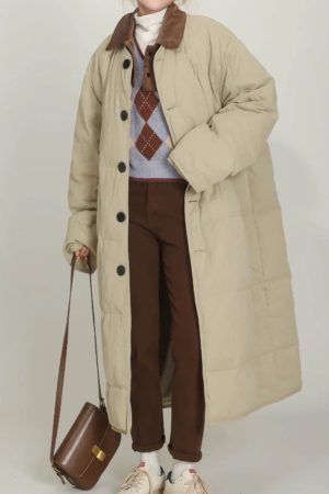 Cute Everyday Outfits, Outfit Inspo Casual Preppy Style Quilted Coat