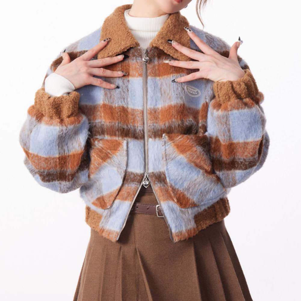 Cute Everyday Outfits, Outfit Inspo Casual Preppy Style Warm Checkered Jacket Cute Everyday Outfits, Outfit Inspo Casual Preppy Style Warm Checkered Jacket