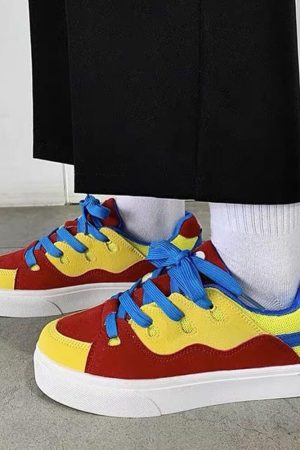 Cute Everyday Outfits, Outfit Inspo Casual Primary Colors Skater Sneakers