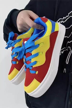 Cute Everyday Outfits, Outfit Inspo Casual Primary Colors Skater Sneakers