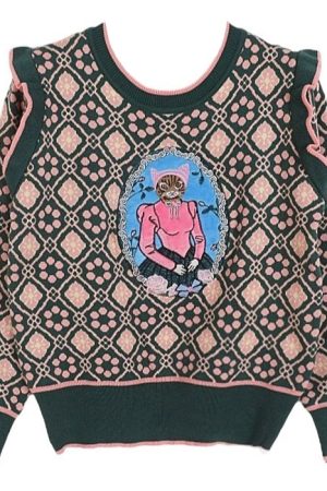 Cute Everyday Outfits, Outfit Inspo Casual Princess Cat Knit Pullover