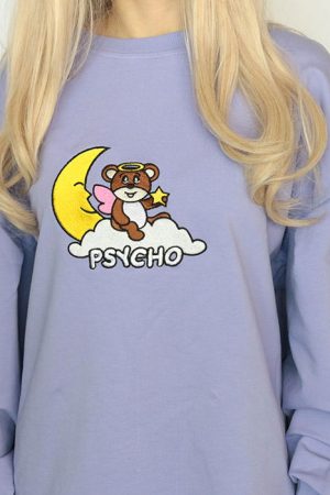 Cute Everyday Outfits, Outfit Inspo Casual Psycho Bear Sweatshirt
