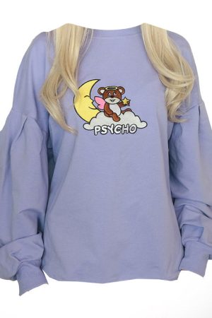 Cute Everyday Outfits, Outfit Inspo Casual Psycho Bear Sweatshirt