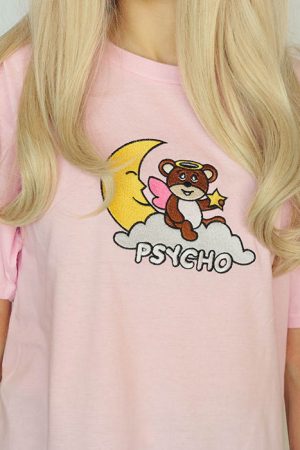 Cute Everyday Outfits, Outfit Inspo Casual Psycho Bear T-Shirt