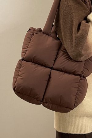 Cute Everyday Outfits, Outfit Inspo Casual Puffy Shoulder Bag