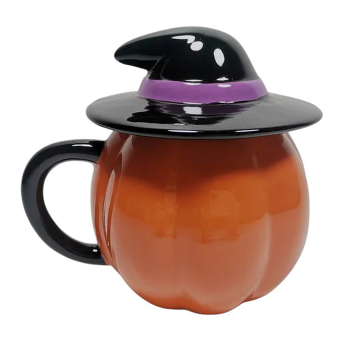 Cute Everyday Outfits, Outfit Inspo Casual Pumpkin in Witch Hat Ceramic Mug Cute Everyday Outfits, Outfit Inspo Casual Pumpkin in Witch Hat Ceramic Mug