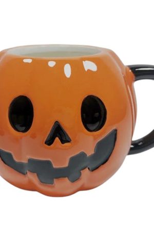 Cute Everyday Outfits, Outfit Inspo Casual Pumpkin in Witch Hat Ceramic Mug