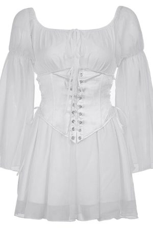 Cute Everyday Outfits, Outfit Inspo Casual Pure Bliss Dress & Corset Co-Ord