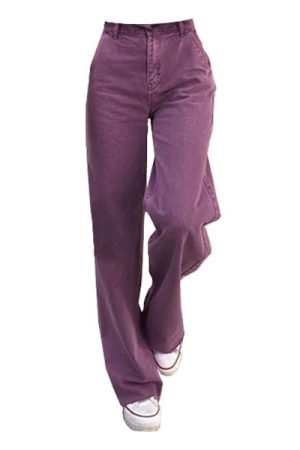 Cute Everyday Outfits, Outfit Inspo Casual Purple Aesthetic High Waisted Jeans