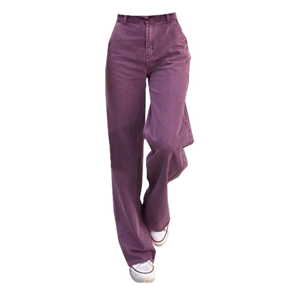 Cute Everyday Outfits, Outfit Inspo Casual Purple Aesthetic High Waisted Jeans
