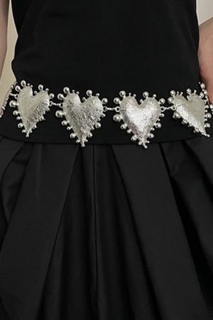 Cute Everyday Outfits, Outfit Inspo Casual Ready For Love Heart Chain Belt