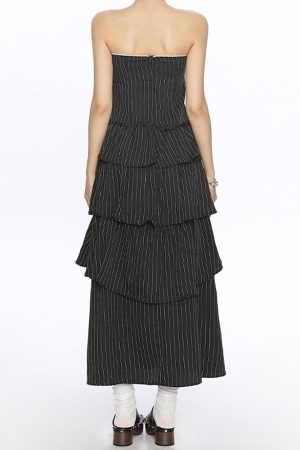 Cute Everyday Outfits, Outfit Inspo Casual Rebel Muse Bow Striped Maxi Dress