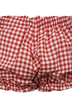 Cute Everyday Outfits, Outfit Inspo Casual Red Gingham Picnic Shorts