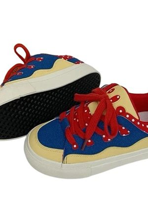 Cute Everyday Outfits, Outfit Inspo Casual Red Polka Dot Skater Sneakers