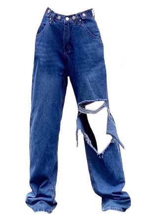 Cute Everyday Outfits, Outfit Inspo Casual Ripped Baggy Jeans