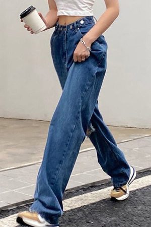 Cute Everyday Outfits, Outfit Inspo Casual Ripped Baggy Jeans