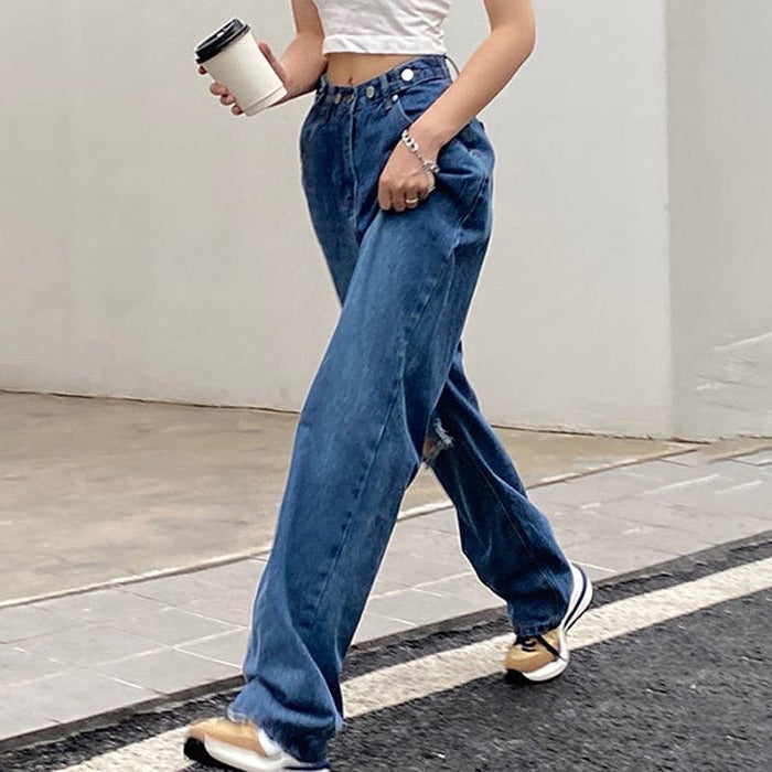 Cute Everyday Outfits, Outfit Inspo Casual Ripped Baggy Jeans Cute Everyday Outfits, Outfit Inspo Casual Ripped Baggy Jeans
