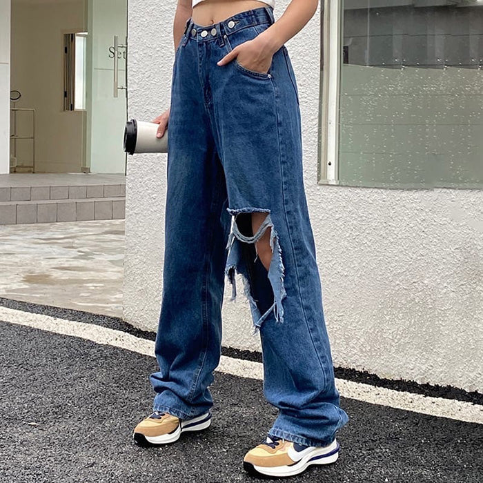 Cute Everyday Outfits, Outfit Inspo Casual Ripped Baggy Jeans Cute Everyday Outfits, Outfit Inspo Casual Ripped Baggy Jeans