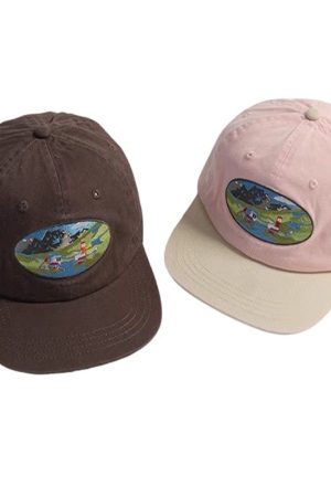 Cute Everyday Outfits, Outfit Inspo Casual River Lighthouse Embroidery Cap