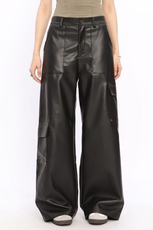 Cute Everyday Outfits, Outfit Inspo Casual Rock The Scene Leather Trousers