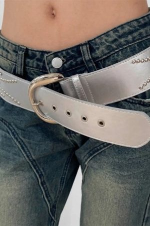 Cute Everyday Outfits, Outfit Inspo Casual Rock The Scene Metal Rivet Belt