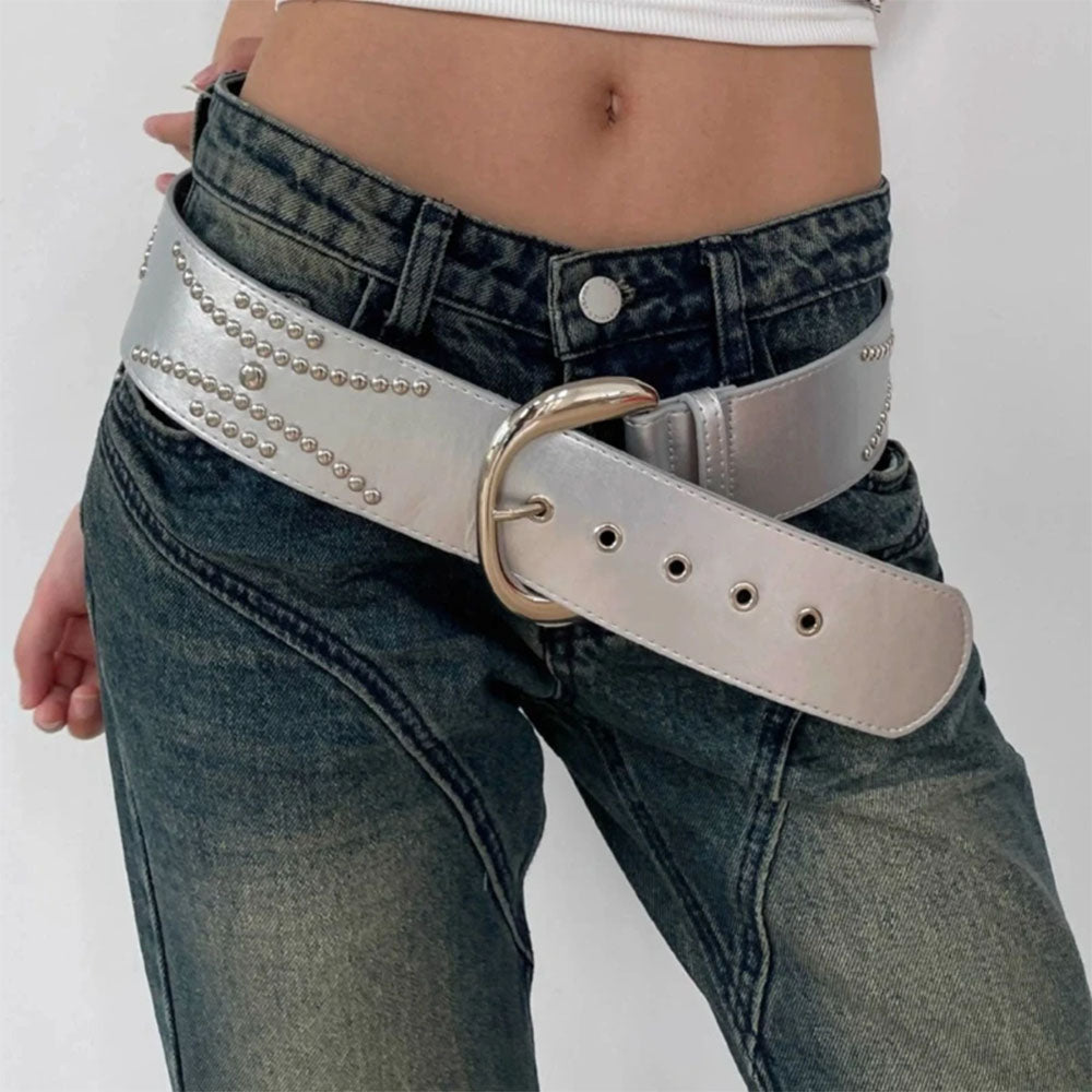 Cute Everyday Outfits, Outfit Inspo Casual Rock The Scene Metal Rivet Belt Cute Everyday Outfits, Outfit Inspo Casual Rock The Scene Metal Rivet Belt