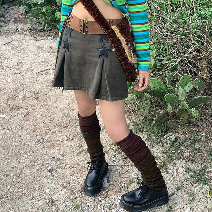 Cute Everyday Outfits, Outfit Inspo Casual Rock The Scene Star Skirt Cute Everyday Outfits, Outfit Inspo Casual Rock The Scene Star Skirt