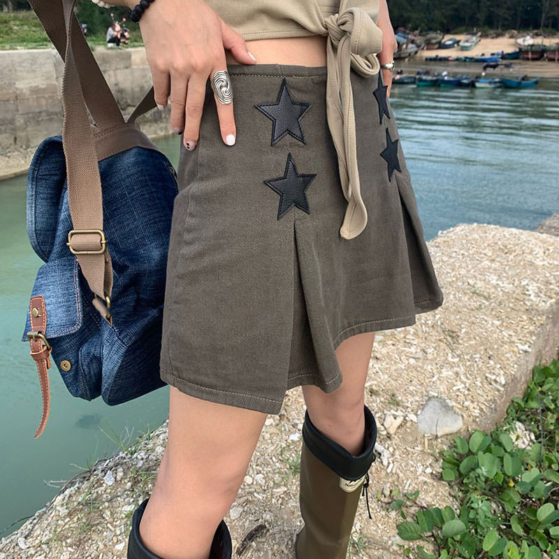 Cute Everyday Outfits, Outfit Inspo Casual Rock The Scene Star Skirt Cute Everyday Outfits, Outfit Inspo Casual Rock The Scene Star Skirt