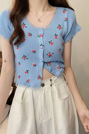 Cute Everyday Outfits, Outfit Inspo Casual Rose Ribbed Button Up Top