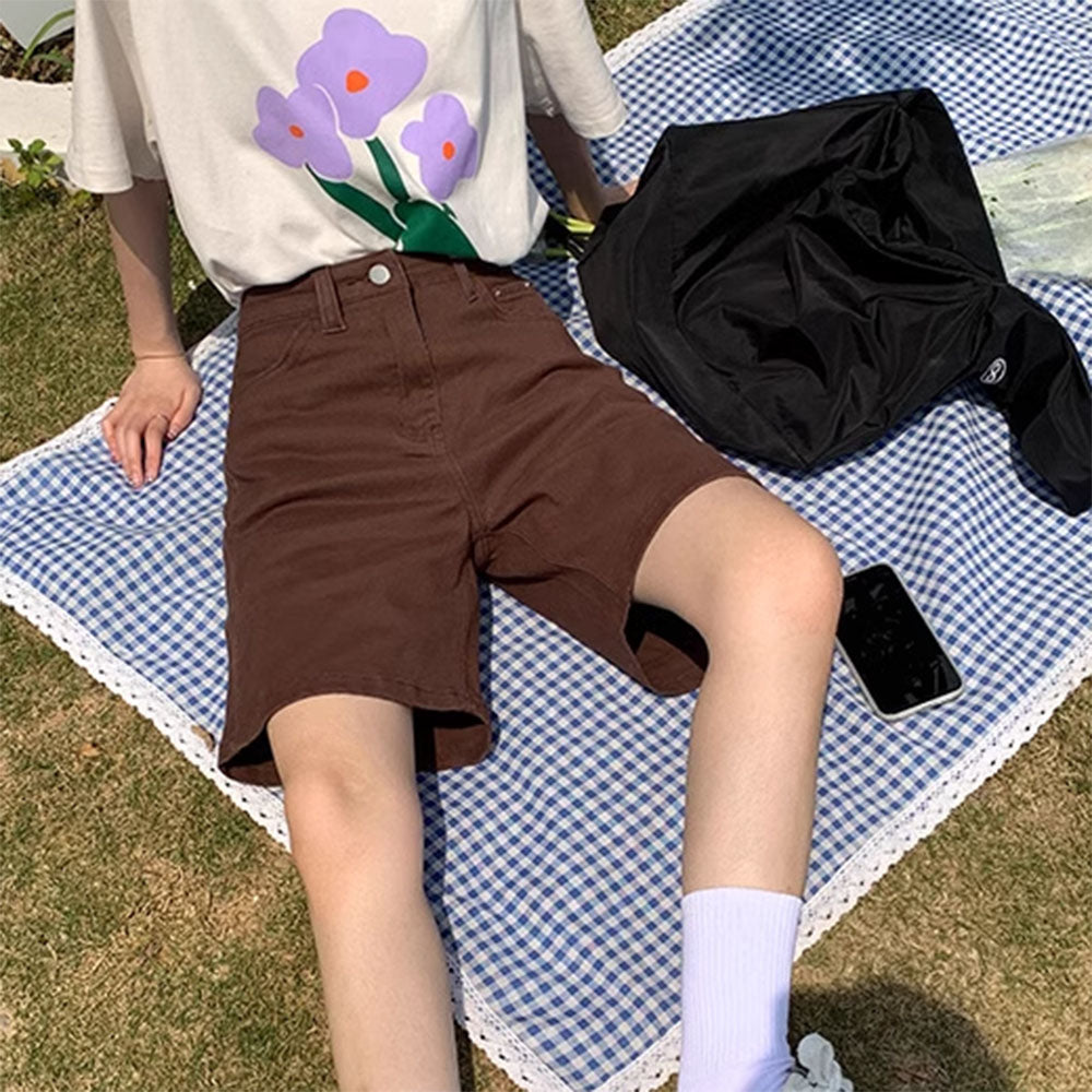 Cute Everyday Outfits, Outfit Inspo Casual Rule Breaker High-Rise Shorts Cute Everyday Outfits, Outfit Inspo Casual Rule Breaker High-Rise Shorts