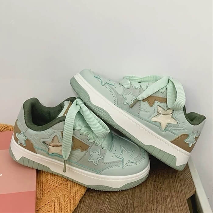 Cute Everyday Outfits, Outfit Inspo Casual Sage Green Aesthetic Star Sneakers Cute Everyday Outfits, Outfit Inspo Casual Sage Green Aesthetic Star Sneakers