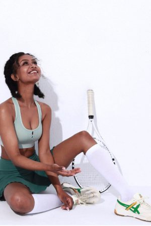 Cute Everyday Outfits, Outfit Inspo Casual Saint-Tropez Green Tennis Skirt