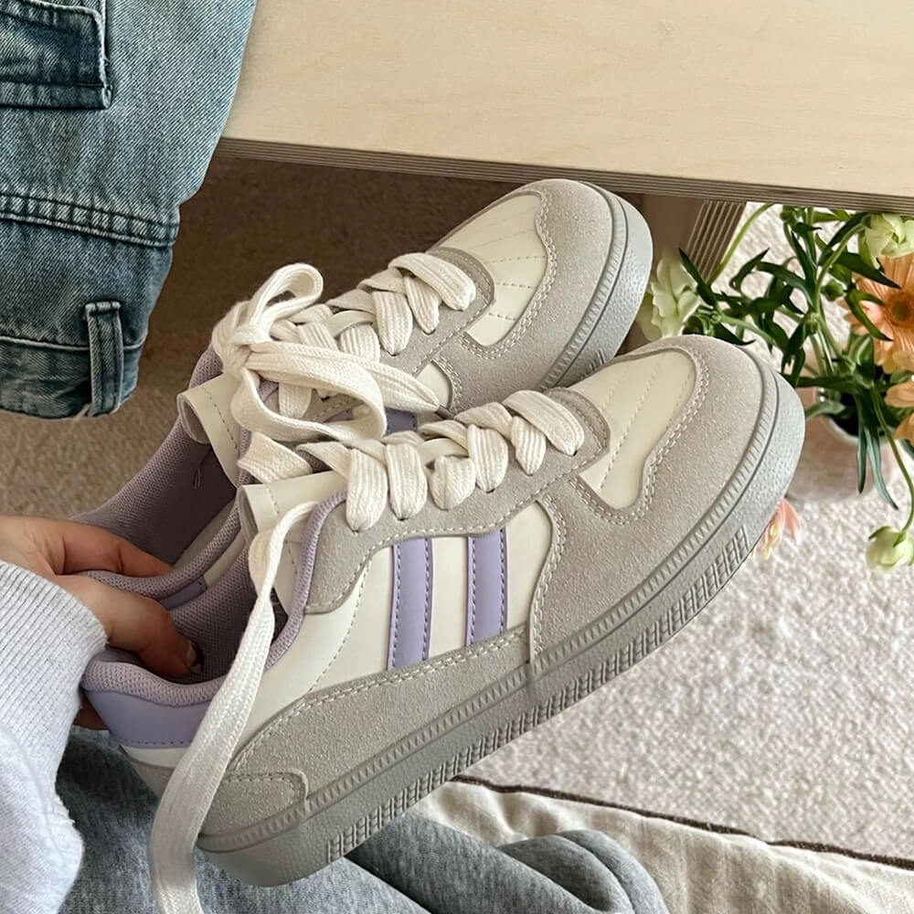 Cute Everyday Outfits, Outfit Inspo Casual Saturday School Sneakers in Lavender Cute Everyday Outfits, Outfit Inspo Casual Saturday School Sneakers in Lavender