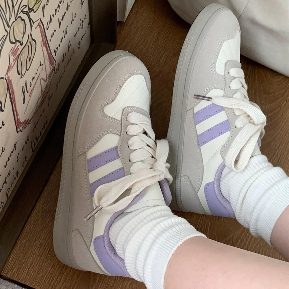 Cute Everyday Outfits, Outfit Inspo Casual Saturday School Sneakers in Lavender Cute Everyday Outfits, Outfit Inspo Casual Saturday School Sneakers in Lavender