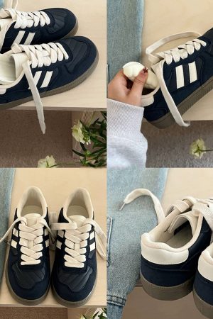 Cute Everyday Outfits, Outfit Inspo Casual Saturday School Sneakers in Navy