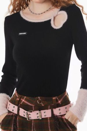 Cute Everyday Outfits, Outfit Inspo Casual Secret Crush Heart Cutout Top