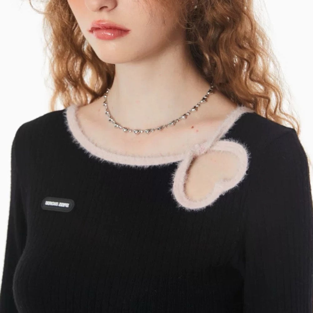 Cute Everyday Outfits, Outfit Inspo Casual Secret Crush Heart Cutout Top Cute Everyday Outfits, Outfit Inspo Casual Secret Crush Heart Cutout Top