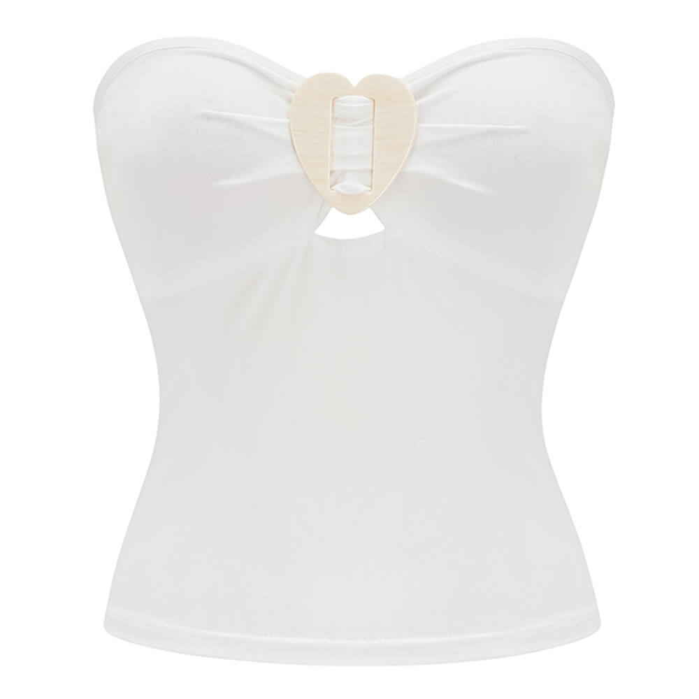 Cute Everyday Outfits, Outfit Inspo Casual Secret Crush Heart Tube Top