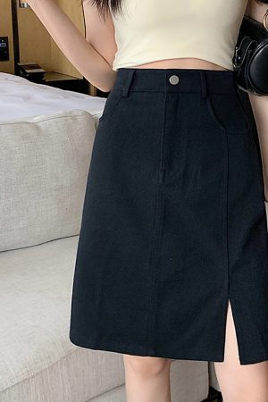 Cute Everyday Outfits, Outfit Inspo Casual Secret Crush Knee-Length Skirt