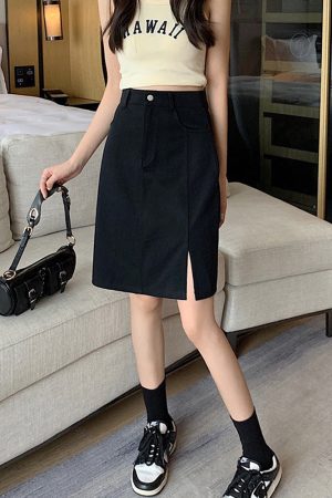 Cute Everyday Outfits, Outfit Inspo Casual Secret Crush Knee-Length Skirt