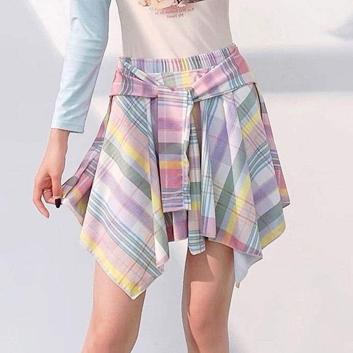 Cute Everyday Outfits, Outfit Inspo Casual Secret Crush Pastel Plaid Skirt Cute Everyday Outfits, Outfit Inspo Casual Secret Crush Pastel Plaid Skirt