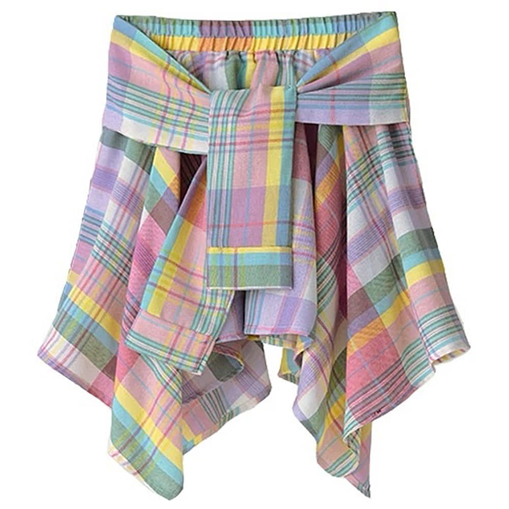 Cute Everyday Outfits, Outfit Inspo Casual Secret Crush Pastel Plaid Skirt
