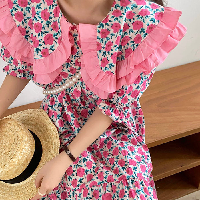 Cute Everyday Outfits, Outfit Inspo Casual Secret Garden Collar Floral Dress Cute Everyday Outfits, Outfit Inspo Casual Secret Garden Collar Floral Dress